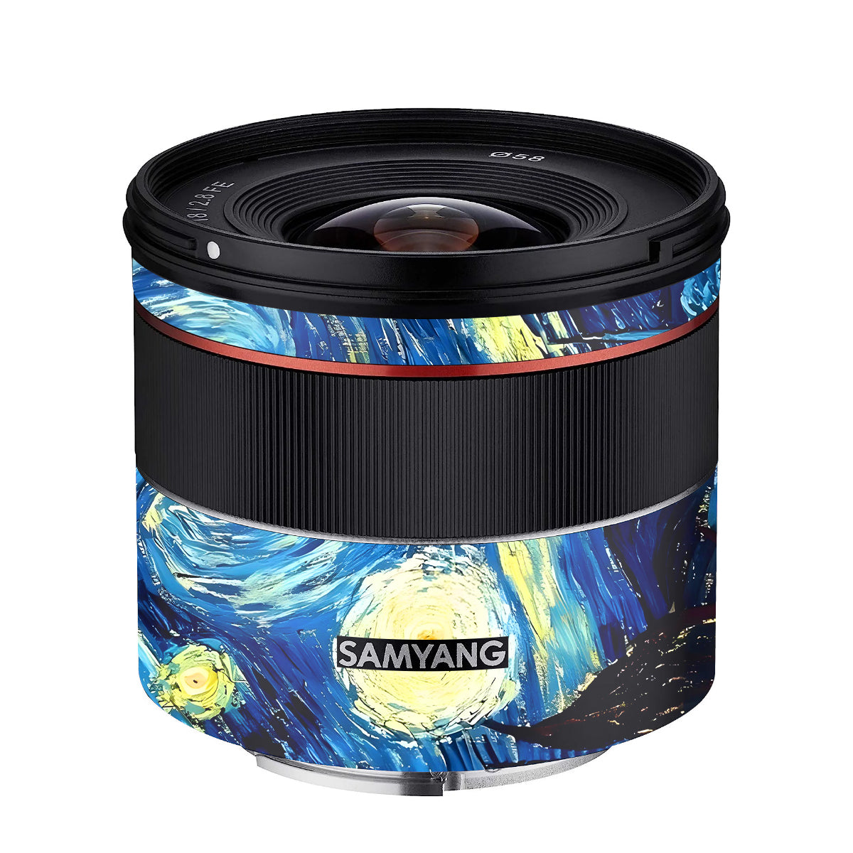 Starry Night Art Samyang FE 18mm F/2.8 Camera Lens Skin