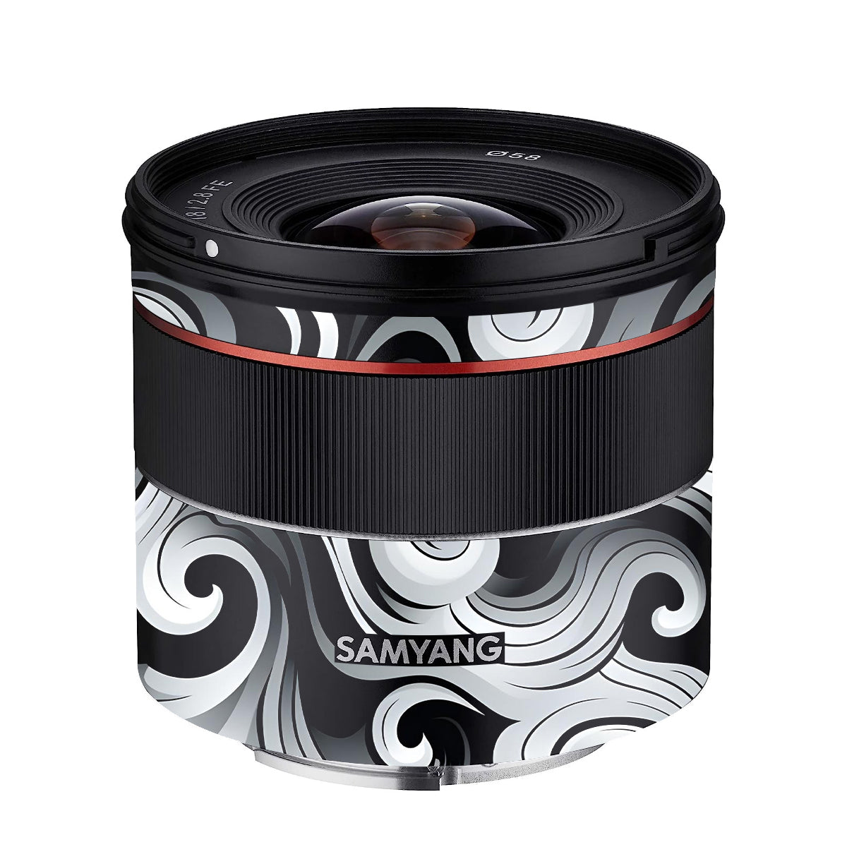 Smoke Swirl Samyang FE 18mm F/2.8 Camera Lens Skin