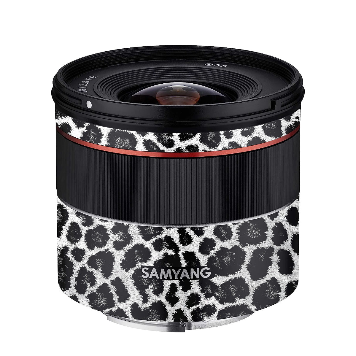 Snow Leopard Spots Samyang FE 18mm F/2.8 Camera Lens Skin