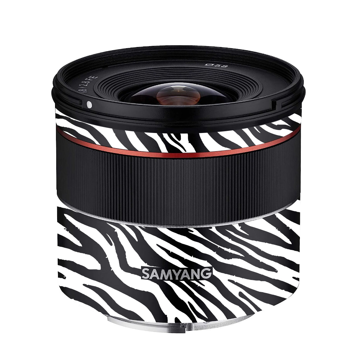 Classic Zebra Stripes Samyang FE 18mm F/2.8 Camera Lens Skin