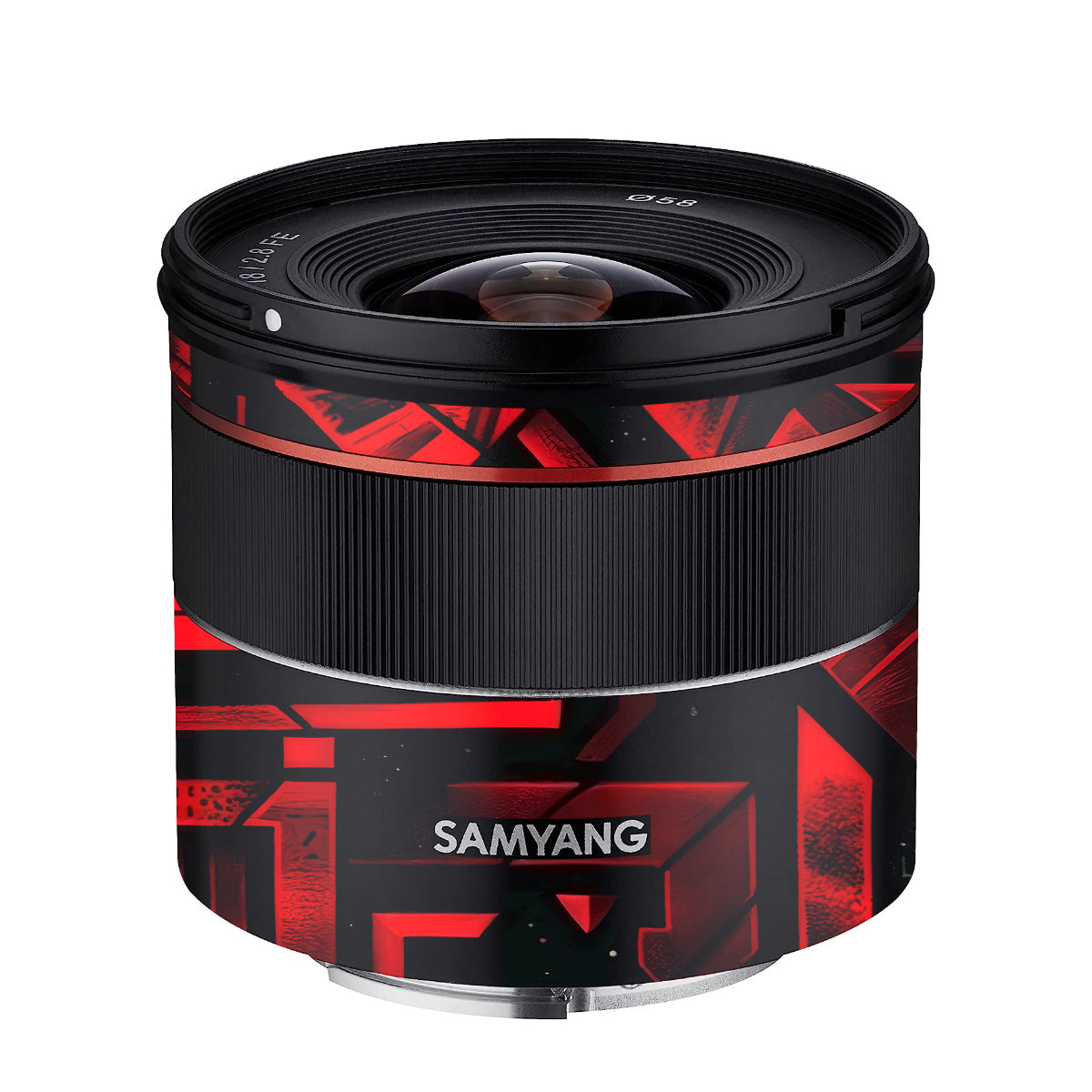 Cyber Maze Circuit Samyang FE 18mm F/2.8 Camera Lens Skin