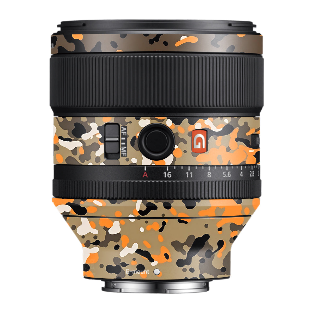Orange Brown Spot Samyang FE 85mm F/1.4 Camera Lens Skin