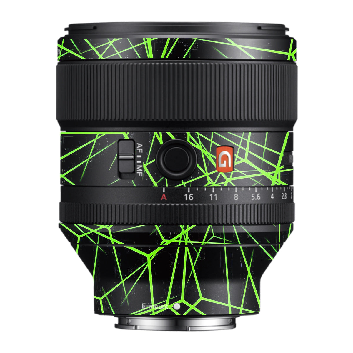 Neon Grid Samyang FE 85mm F/1.4 Camera Lens Skin