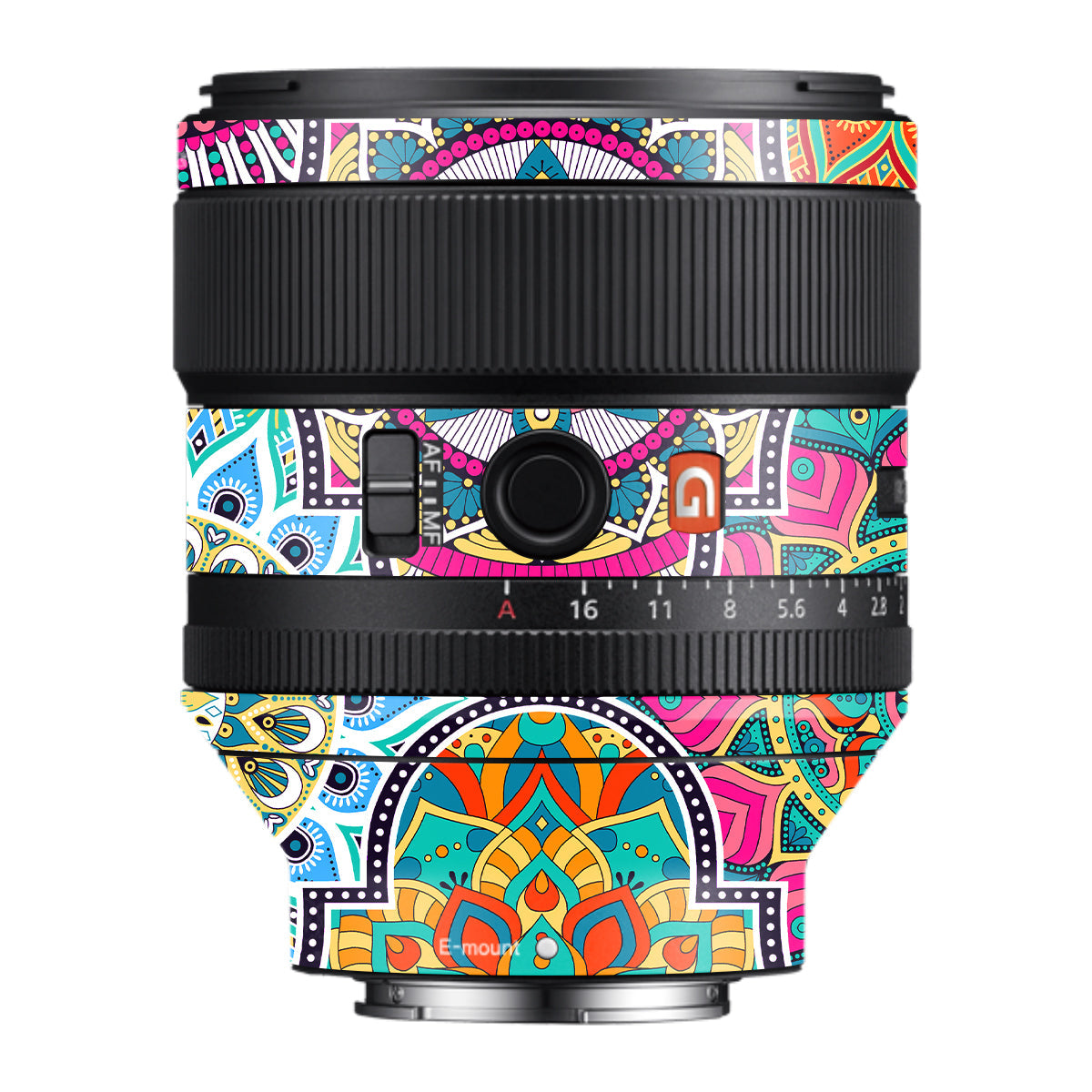 Boho Mandala Tile Pattern Samyang FE 85mm F/1.4 Camera Lens Skin