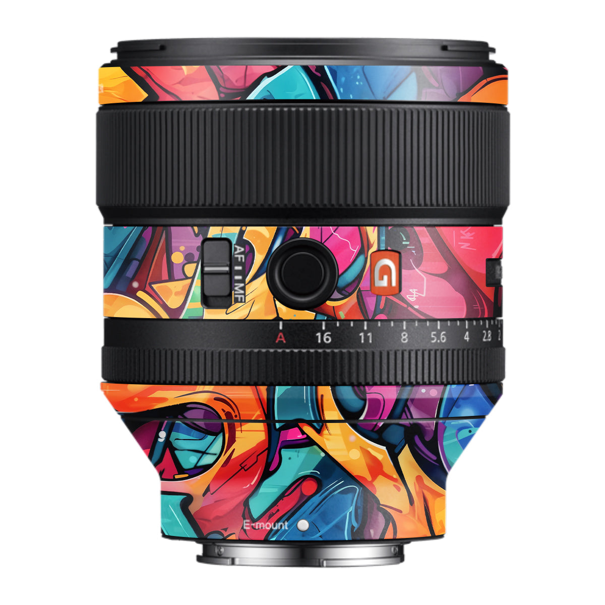 Urban Graffiti Explosion Samyang FE 85mm F/1.4 Camera Lens Skin