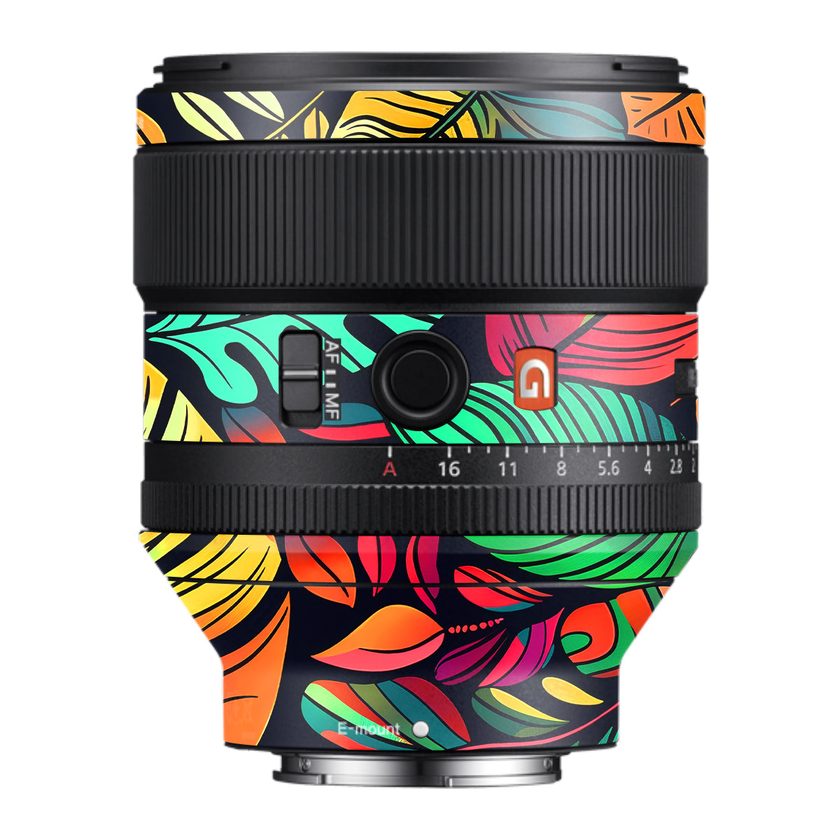 Tropical Jungle Leaves Samyang FE 85mm F/1.4 Camera Lens Skin