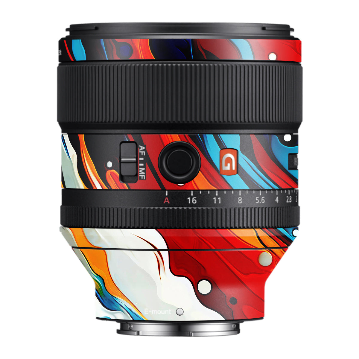 Fire & Ice Flow Samyang FE 85mm F/1.4 Camera Lens Skin