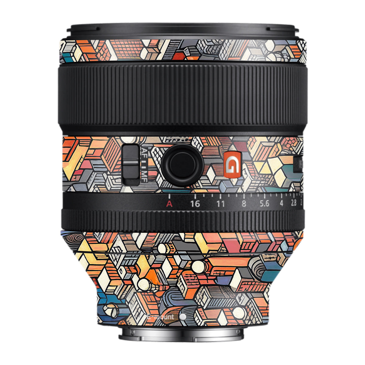 Isometric Cityscape Samyang FE 85mm F/1.4 Camera Lens Skin