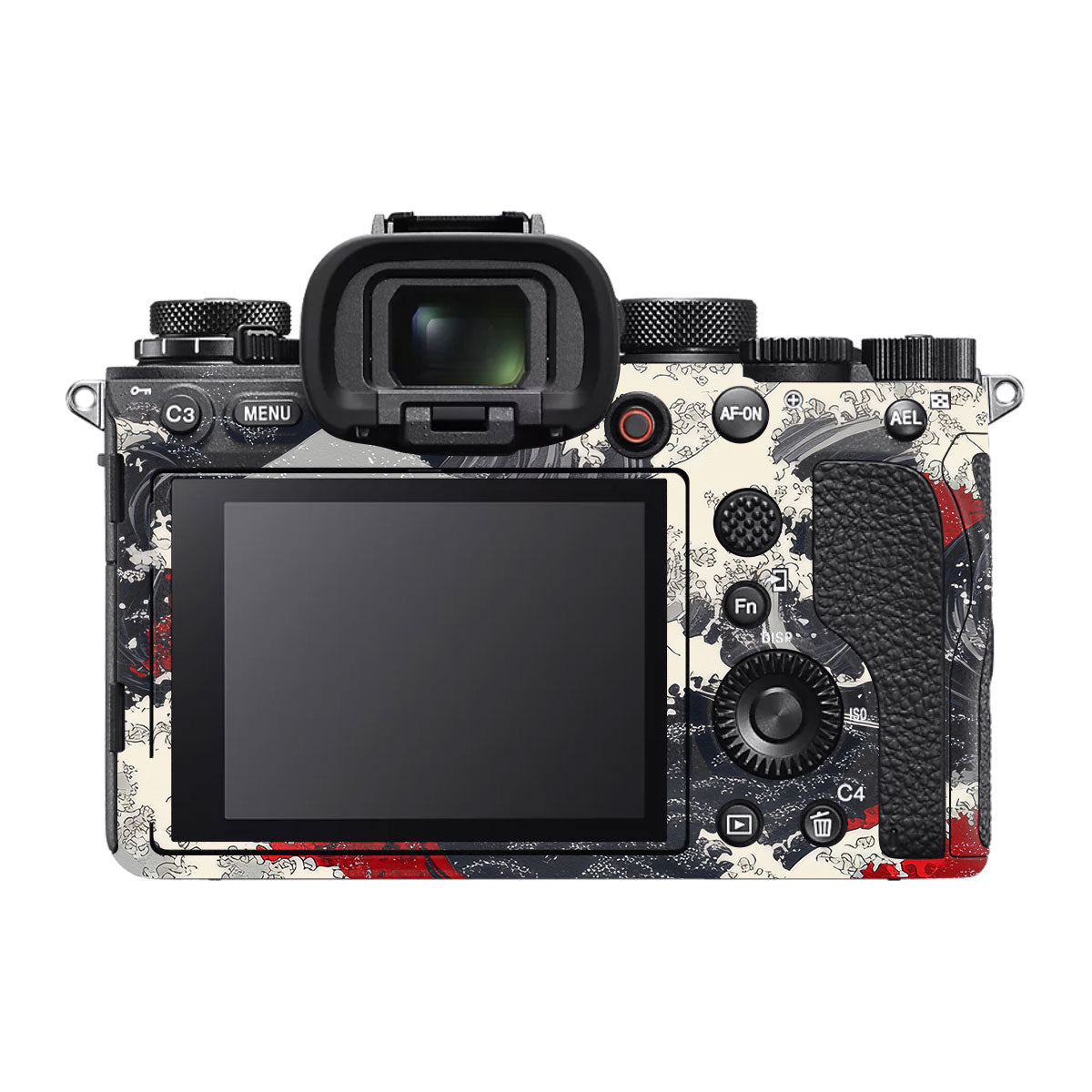 Abstract Waves Sony A1 Camera Skin