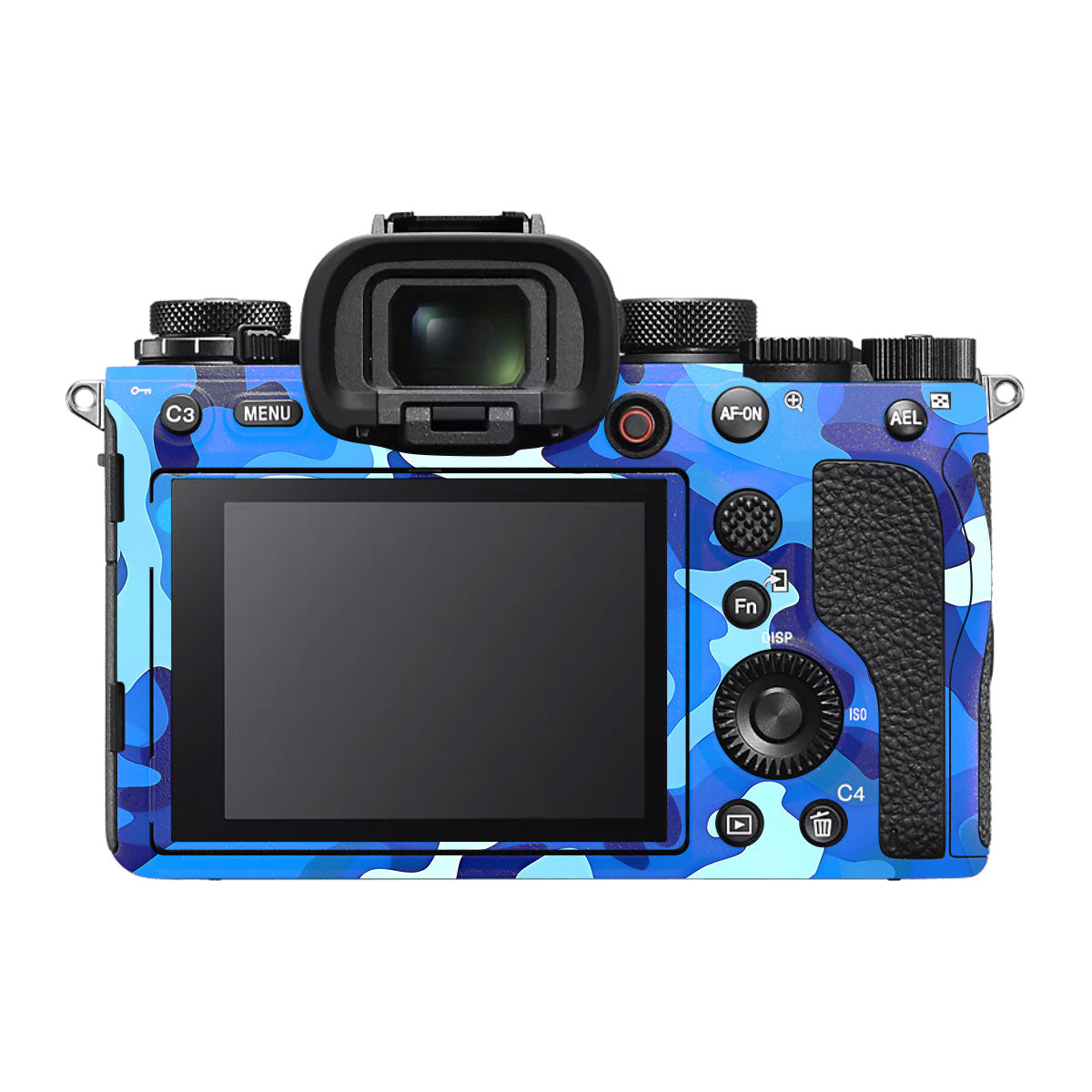 Arctic Blue Camo Pattern Sony A1 Camera Skin