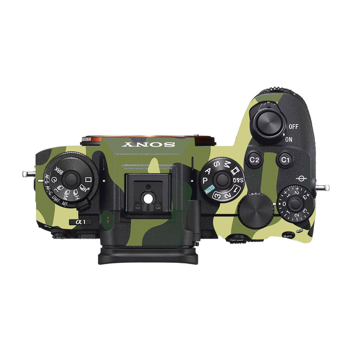Forest Green Camo Sony A1 Camera Skin