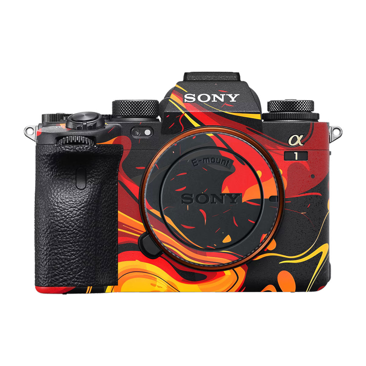 Lava Burst Sony A1 Camera Skin