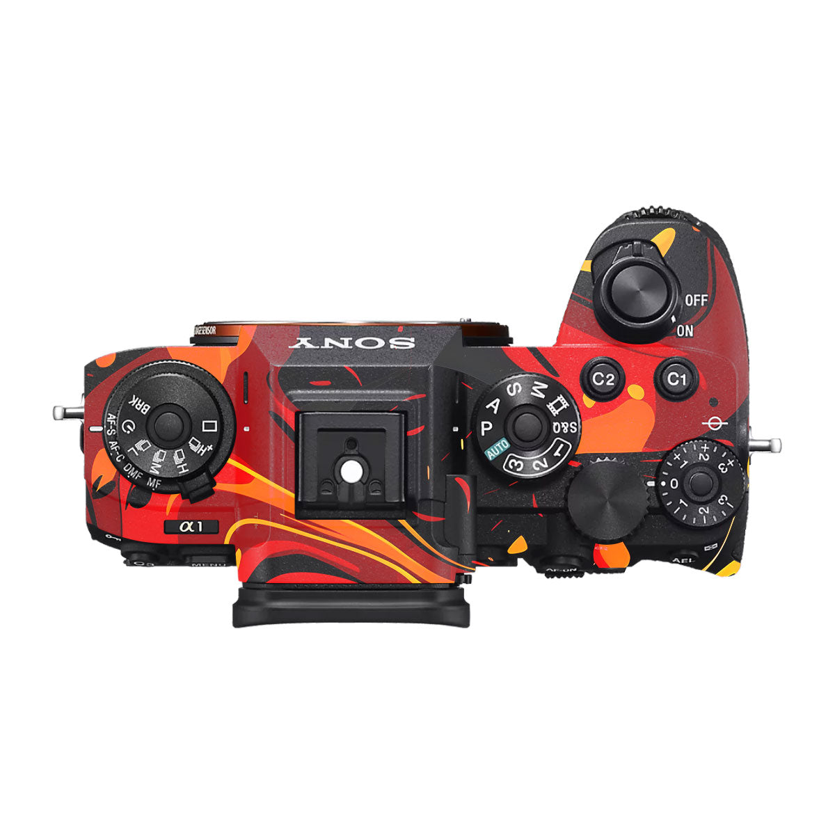 Lava Burst Sony A1 Camera Skin