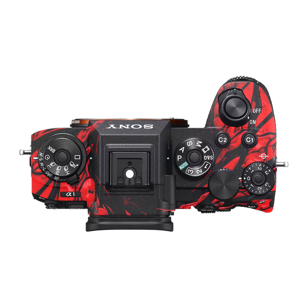 Venom Red Sony A1 Camera Skin