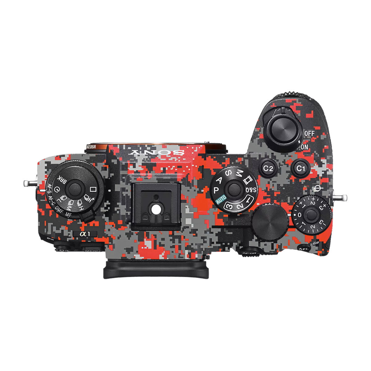 Inferno Pixel Sony A1 Camera Skin