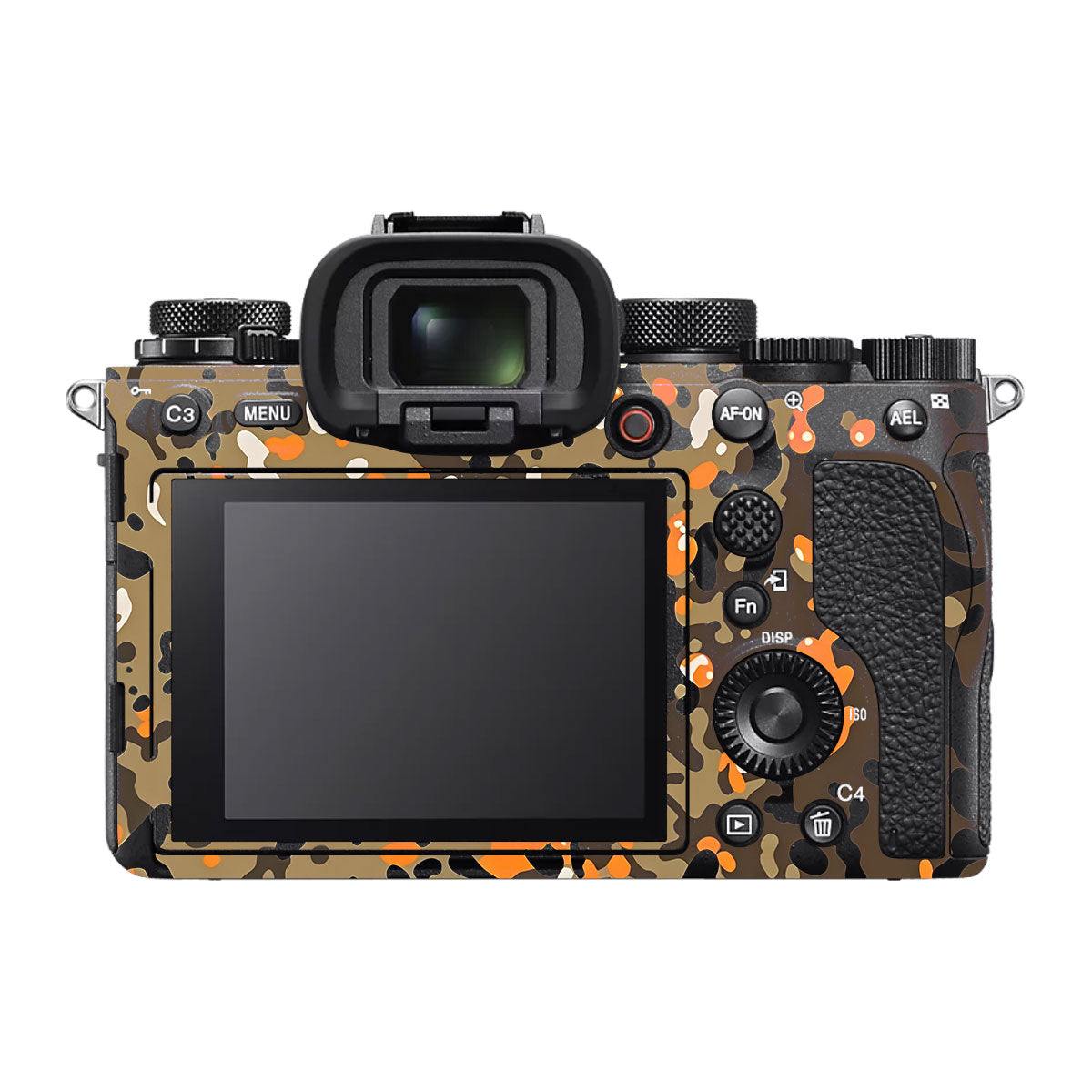 Orange Brown Spot Sony A1 Camera Skin