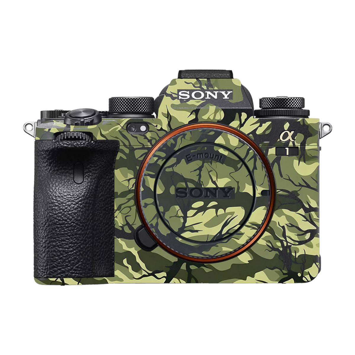 Green Tangled Vines Sony A1 Camera Skin