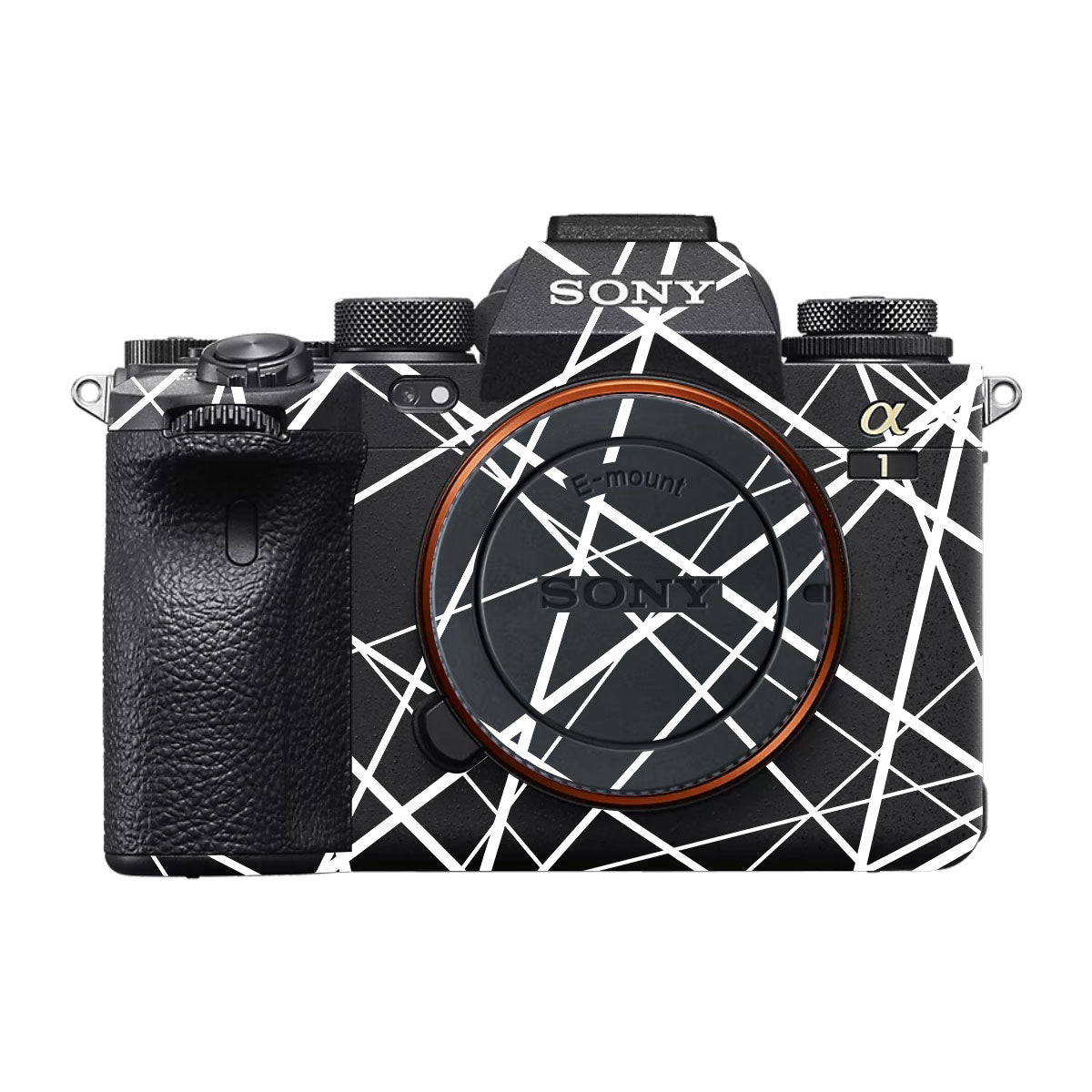 Mono Grid Sony A1 Camera Skin