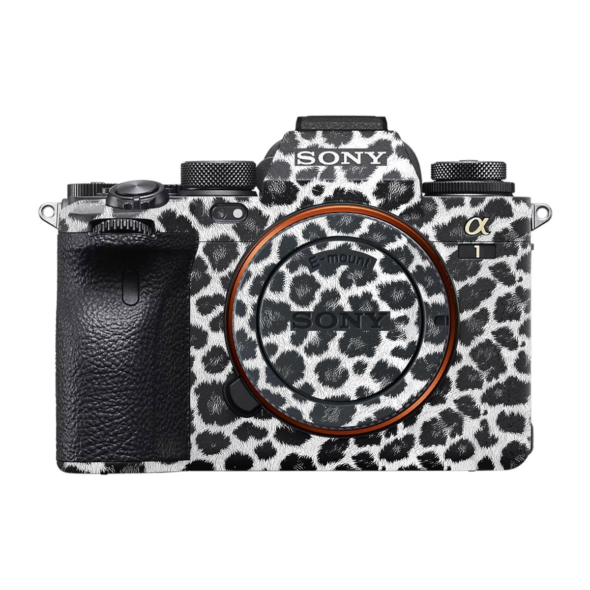 Snow Leopard Spots Sony A1 Camera Skin