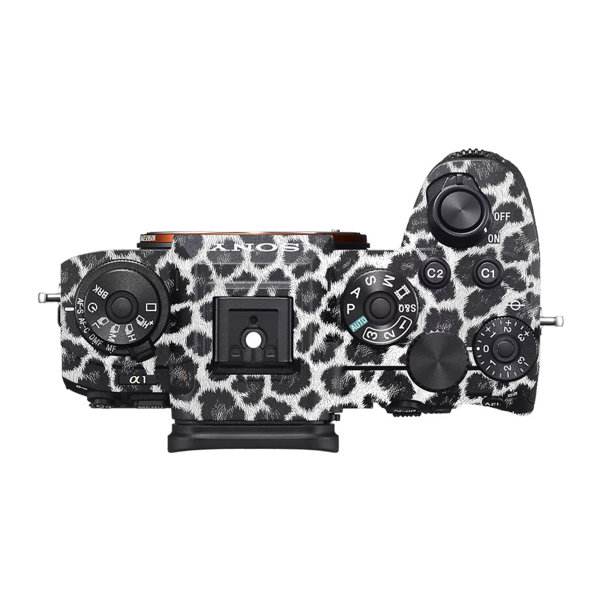 Snow Leopard Spots Sony A1 Camera Skin