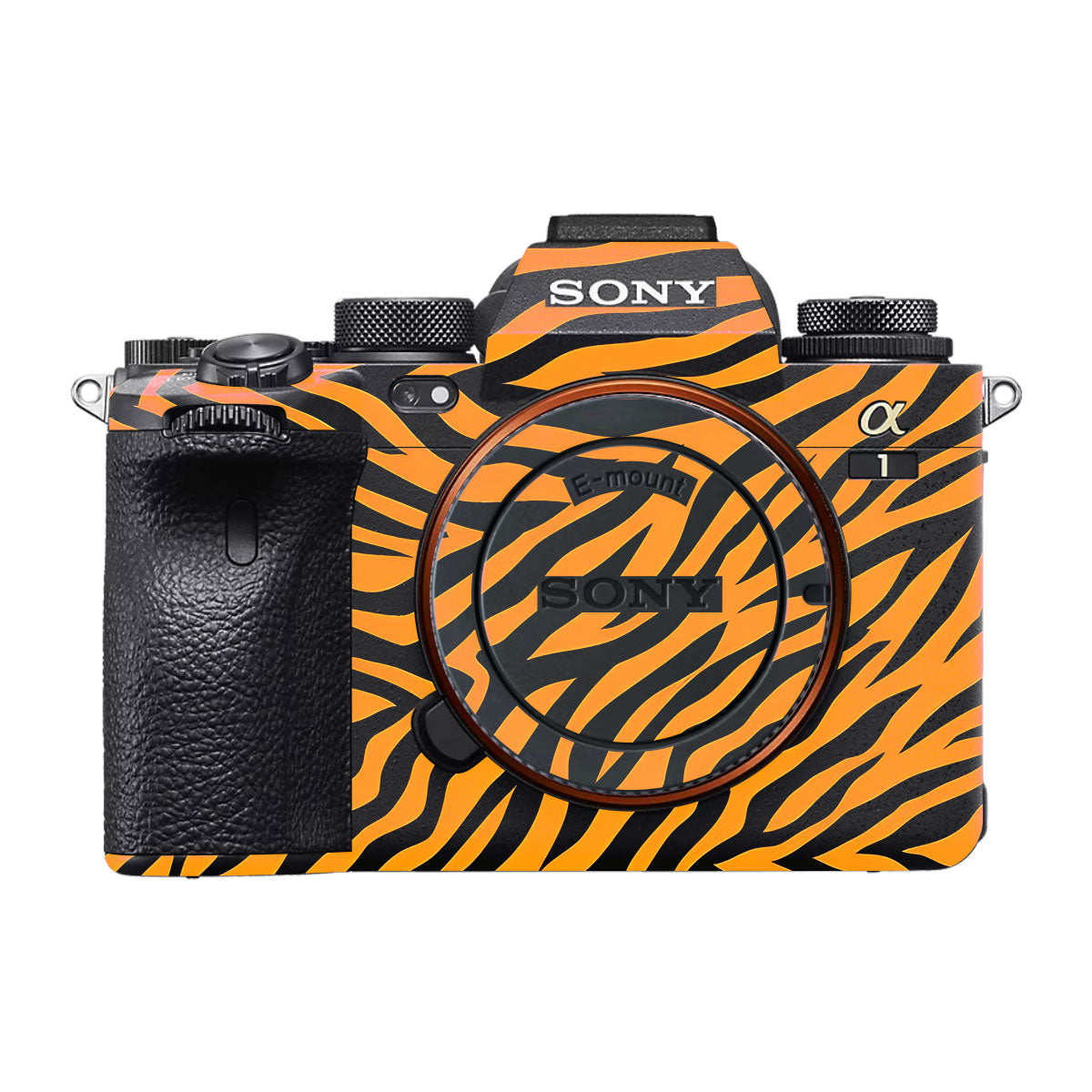 Zebra Gold Pattern Sony A1 Camera Skin