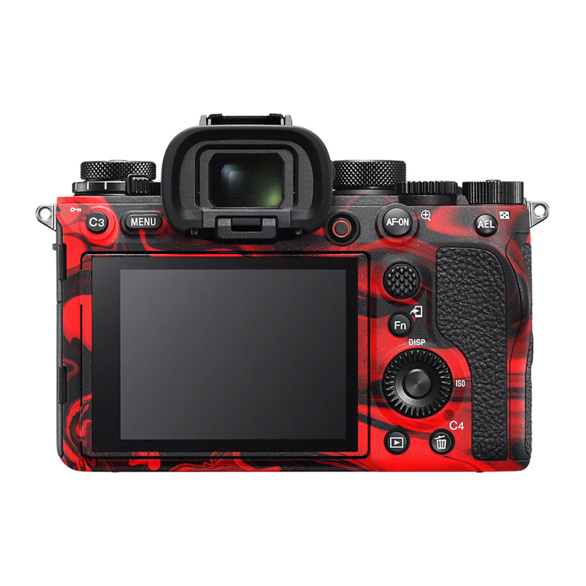 Red Lava Flow Sony A1 Camera Skin