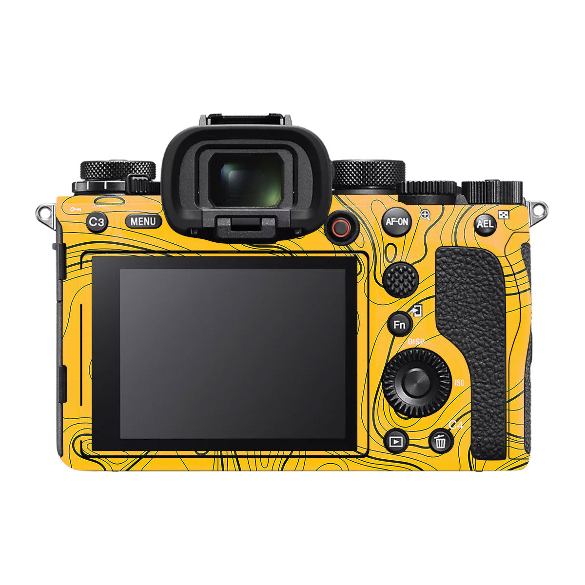 Topographic Map Pattern Sony A1 Camera Skin