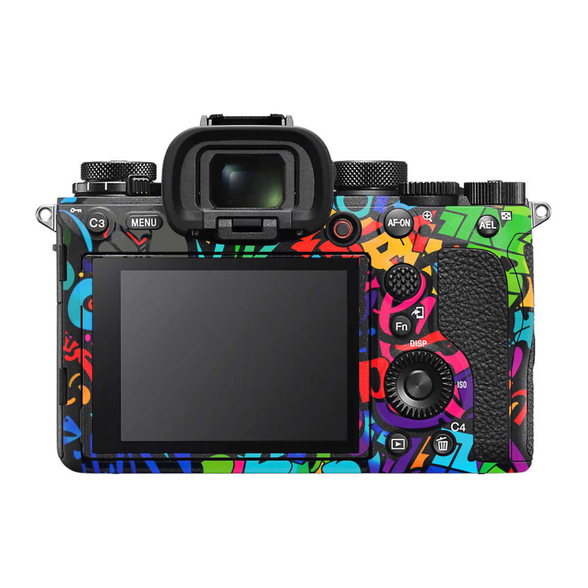 Colorful Urban Street Art Lettering Sony A1 Camera Skin