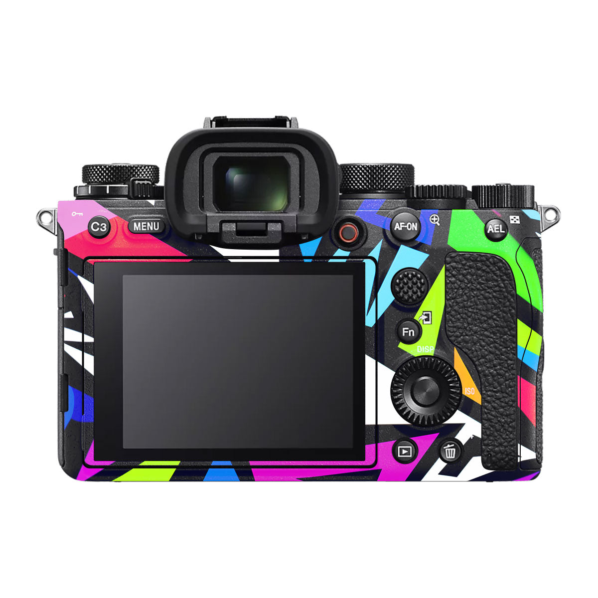 Bold Geometric Pop Sony A1 Camera Skin