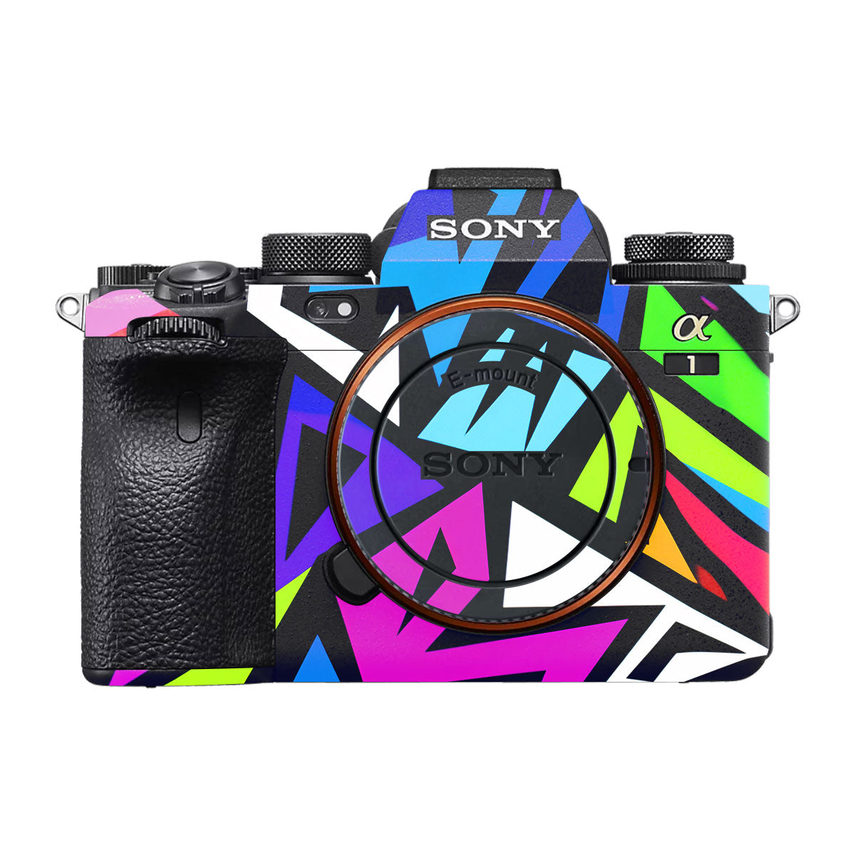 Bold Geometric Pop Sony A1 Camera Skin