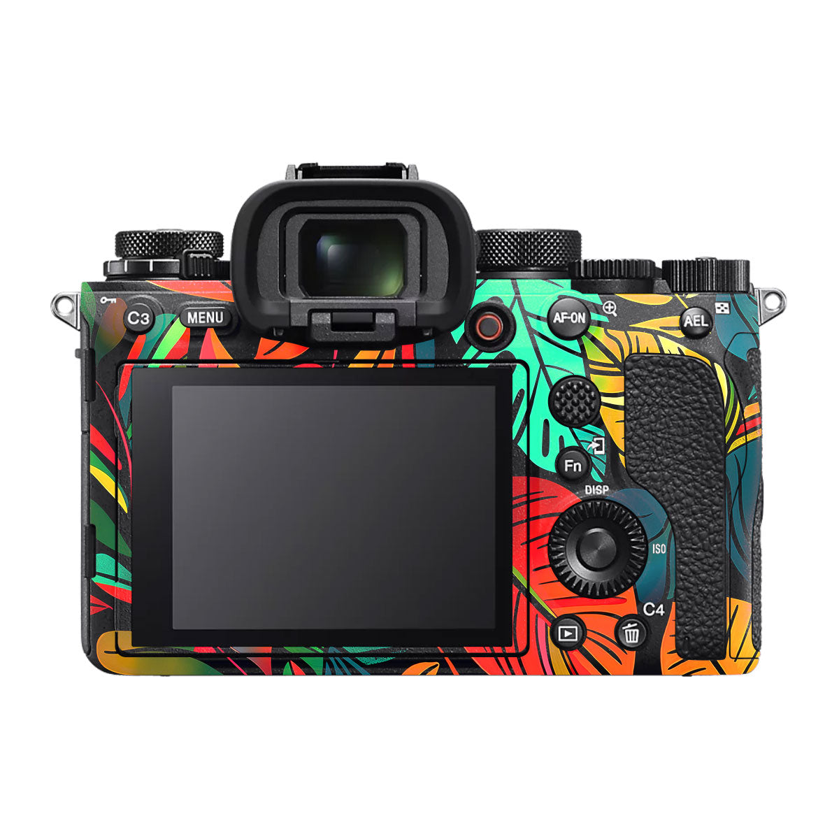 Tropical Jungle Leaves Sony A1 Camera Skin