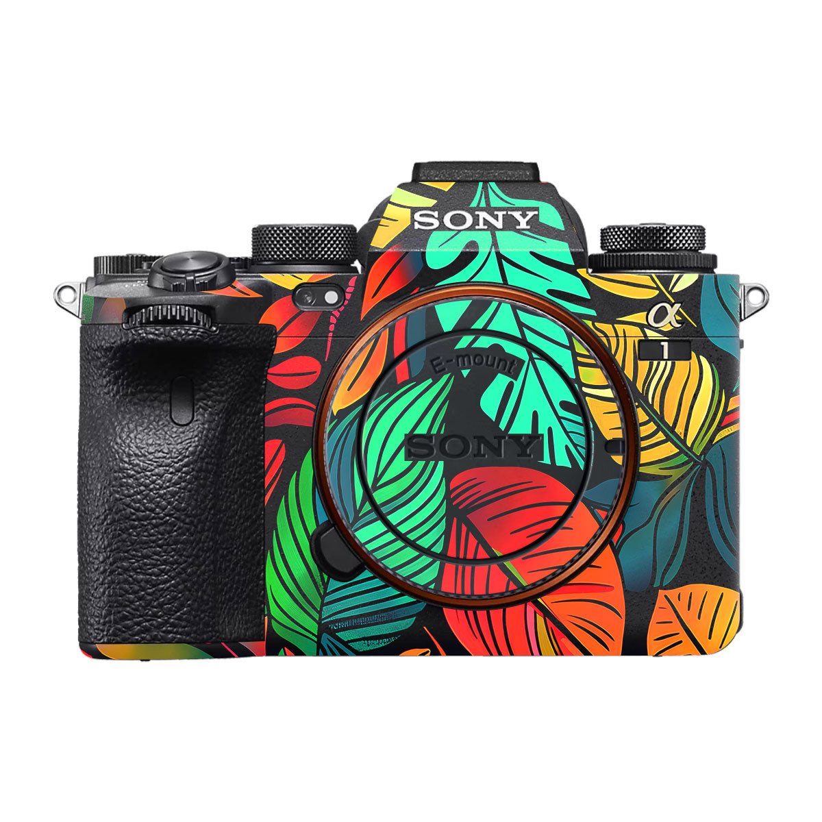 Tropical Jungle Leaves Sony A1 Camera Skin
