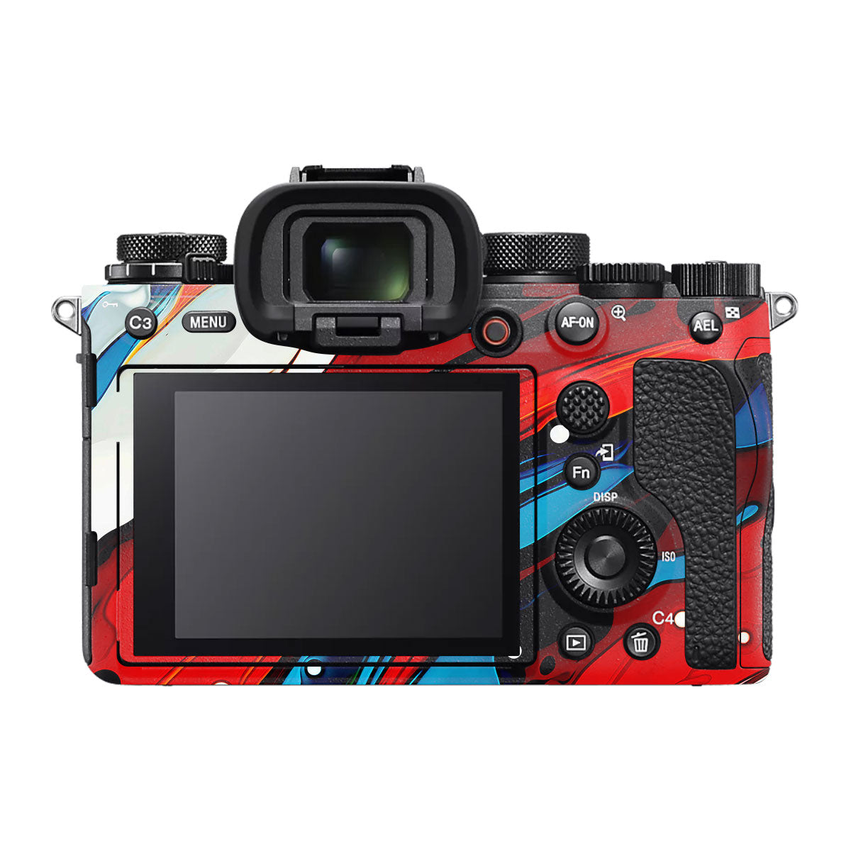 Fire & Ice Flow Sony A1 Camera Skin