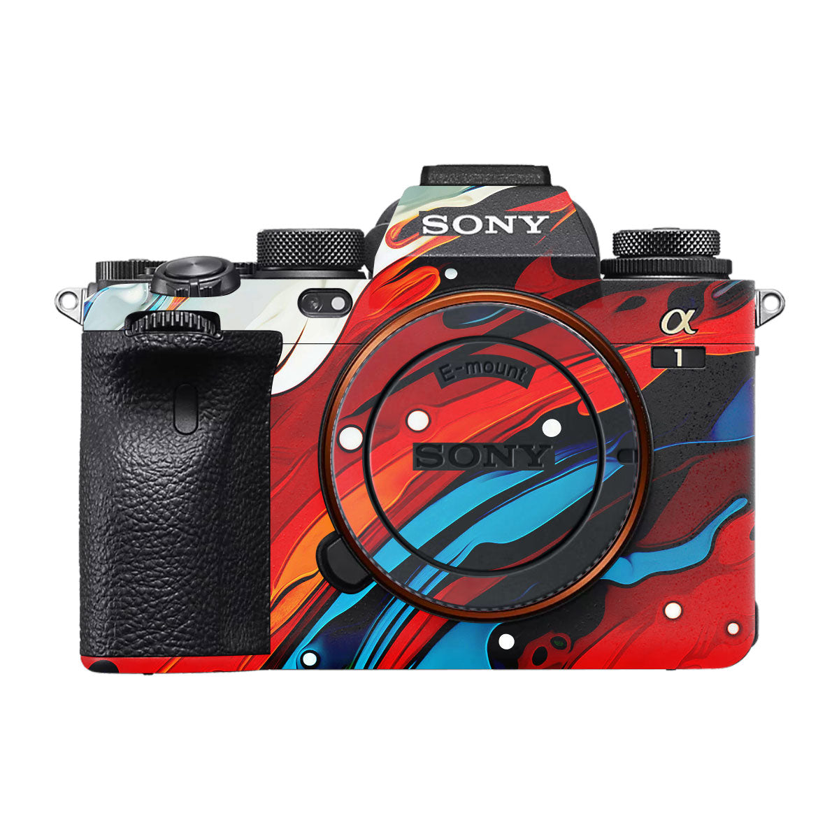 Fire & Ice Flow Sony A1 Camera Skin