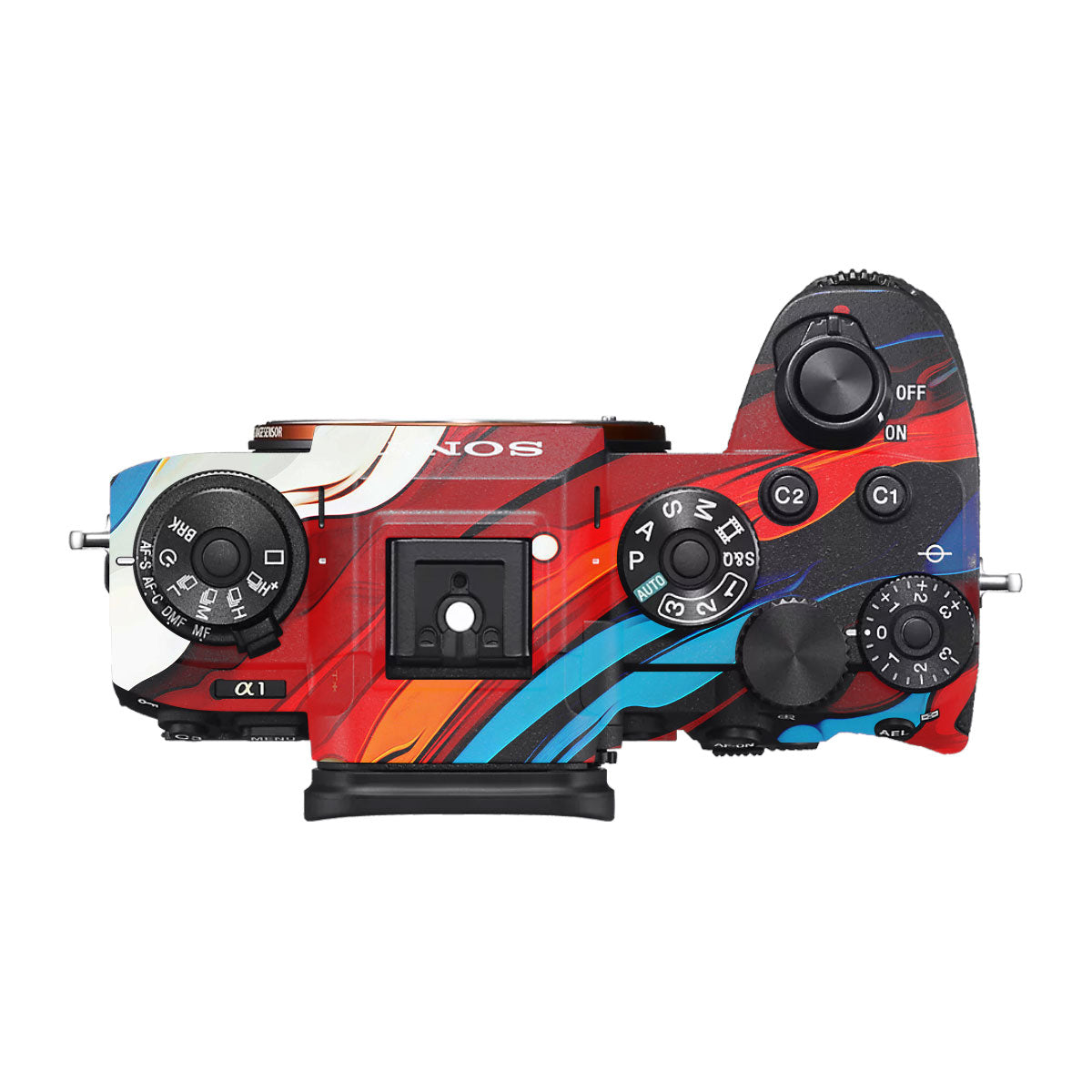 Fire & Ice Flow Sony A1 Camera Skin