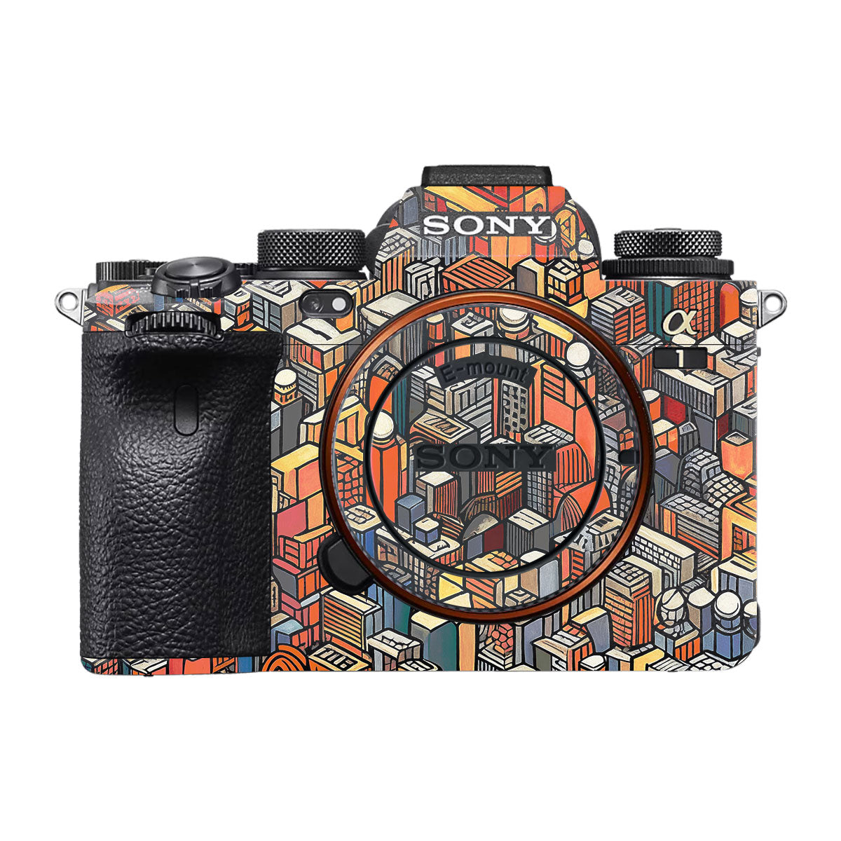 Isometric Cityscape Sony A1 Camera Skin