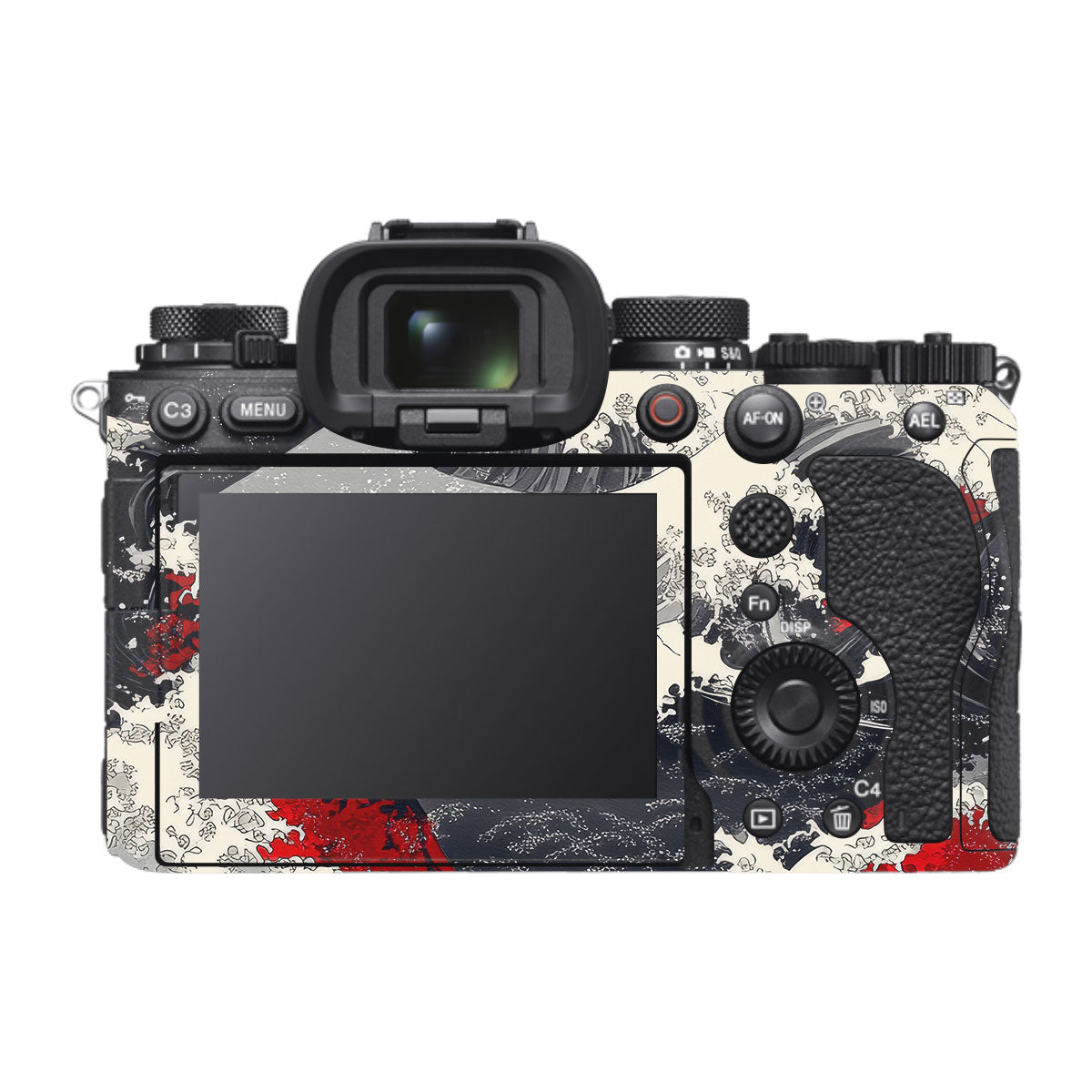 Abstract Waves Sony A1 Mark II Camera Skin