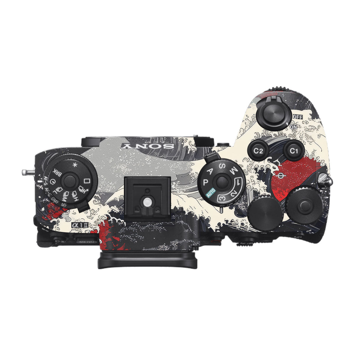 Abstract Waves Sony A1 Mark II Camera Skin