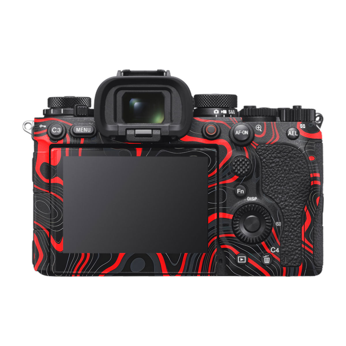 Crimson Waves Sony A1 Mark II Camera Skin