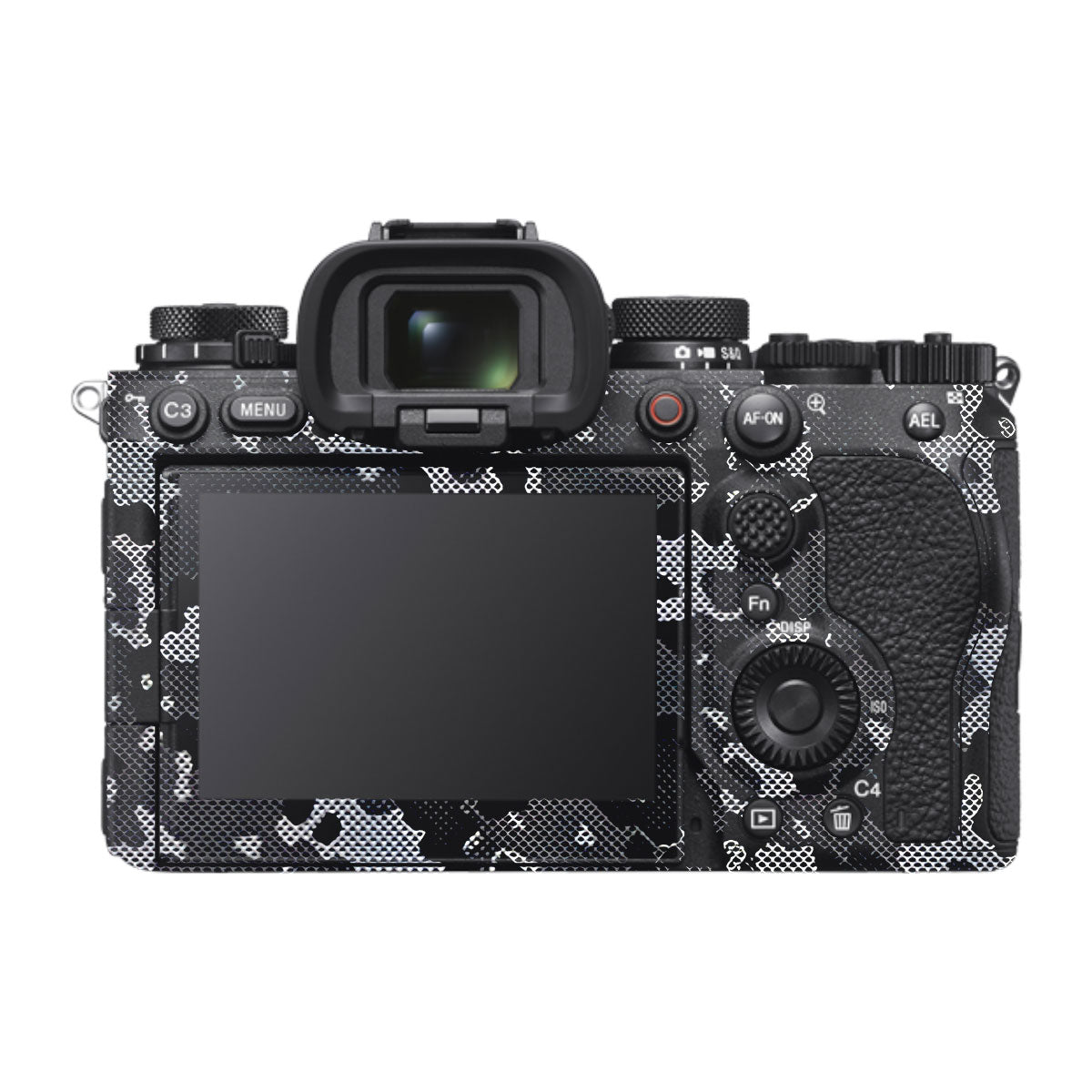 Stealth Grey Camo Sony A1 Mark II Camera Skin