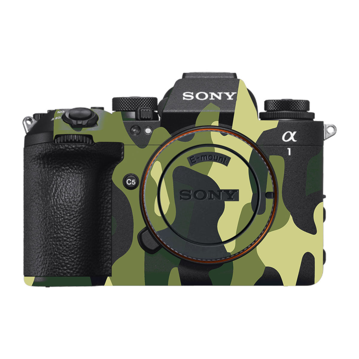Forest Green Camo Sony A1 Mark II Camera Skin