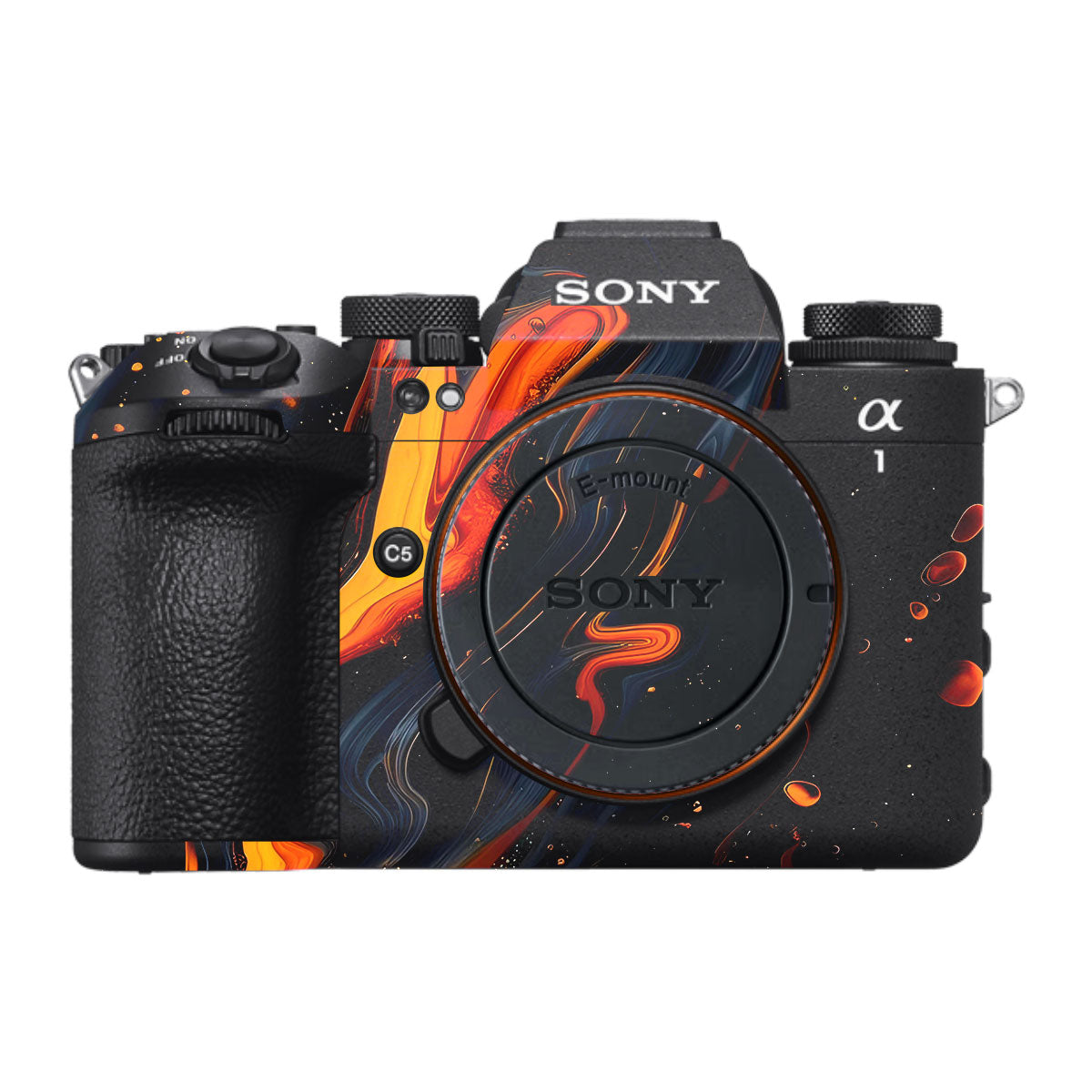 Lava Marble Sony A1 Mark II Camera Skin