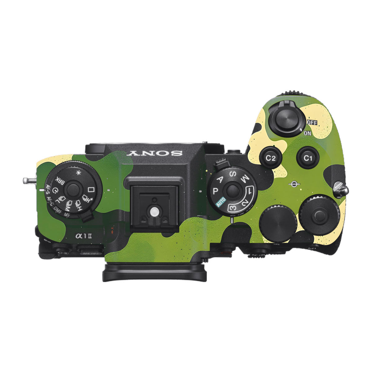 Camouflage Pattern Sony A1 Mark II Camera Skin