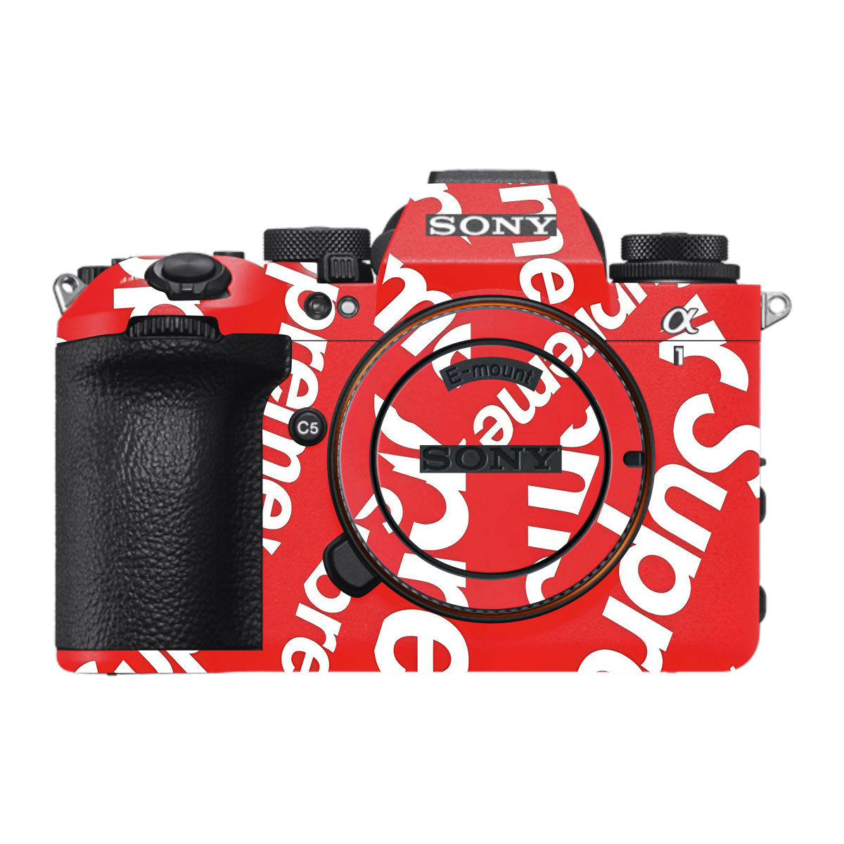 Supreme Red Sony A1 Mark II Camera Skin