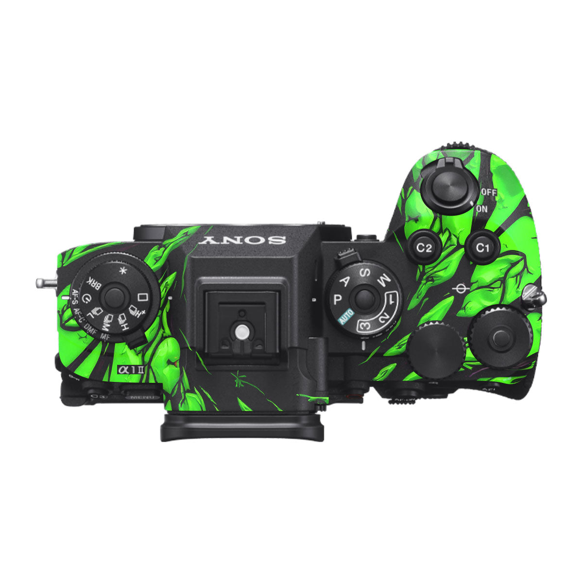 Venom Green Sony A1 Mark II Camera Skin
