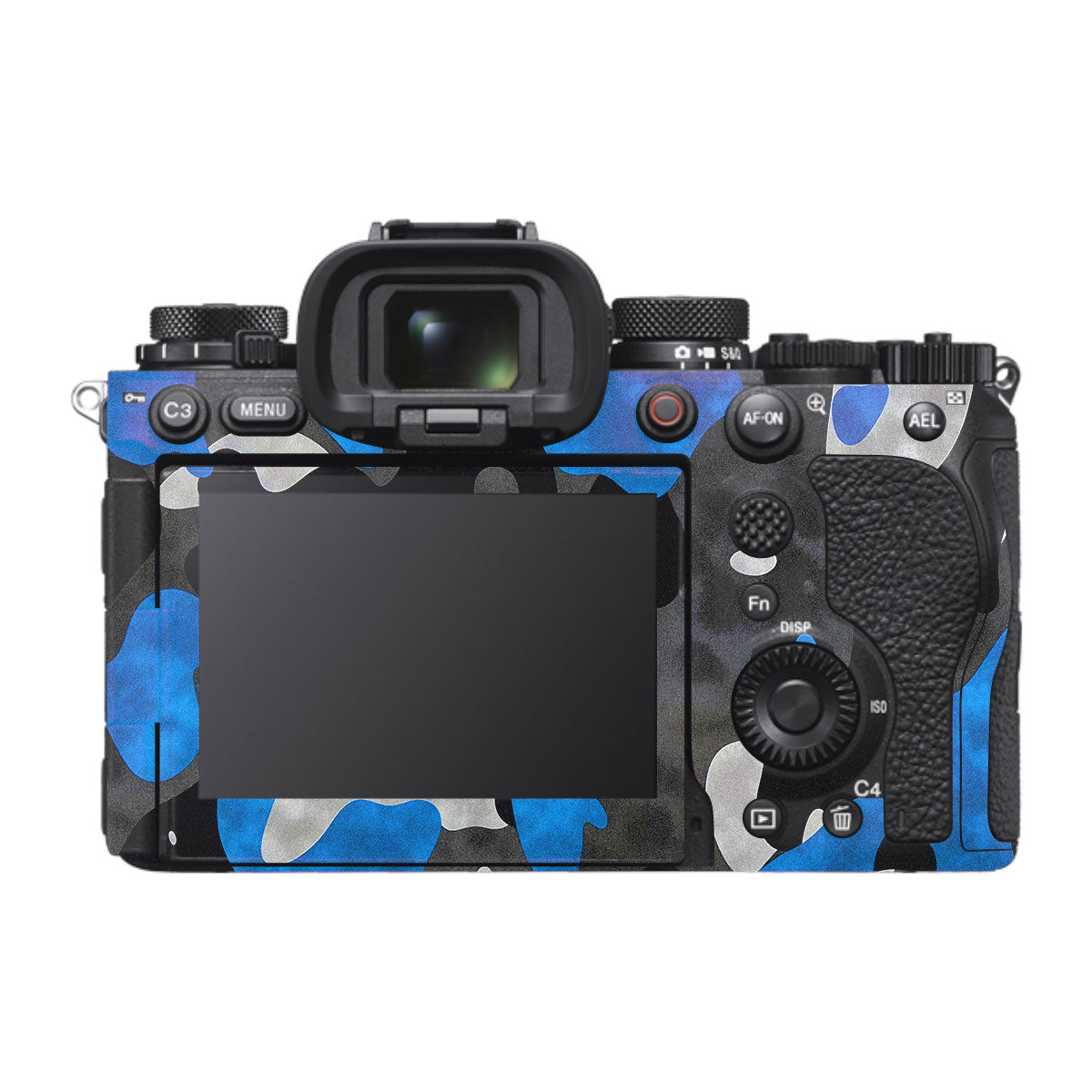 Blue Grey Camo Sony A1 Mark II Camera Skin