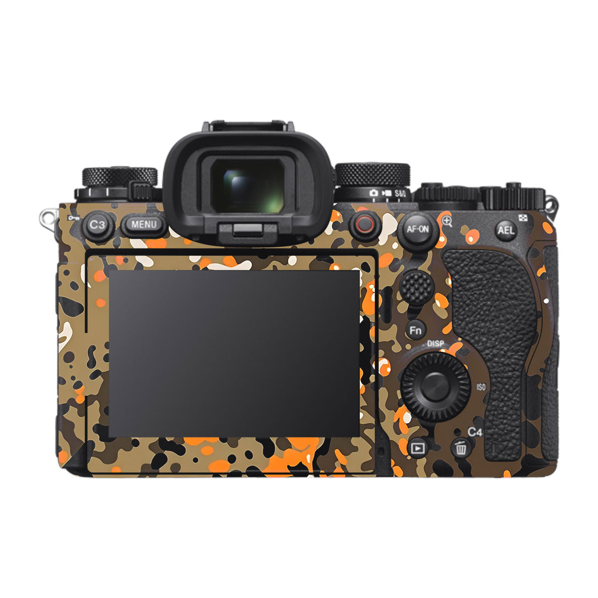 Orange Brown Spot Sony A1 Mark II Camera Skin