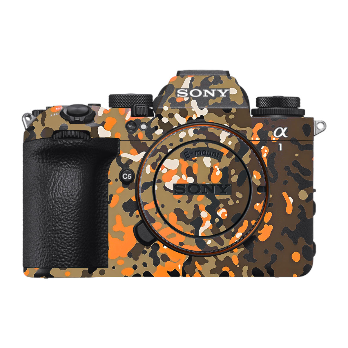 Orange Brown Spot Sony A1 Mark II Camera Skin