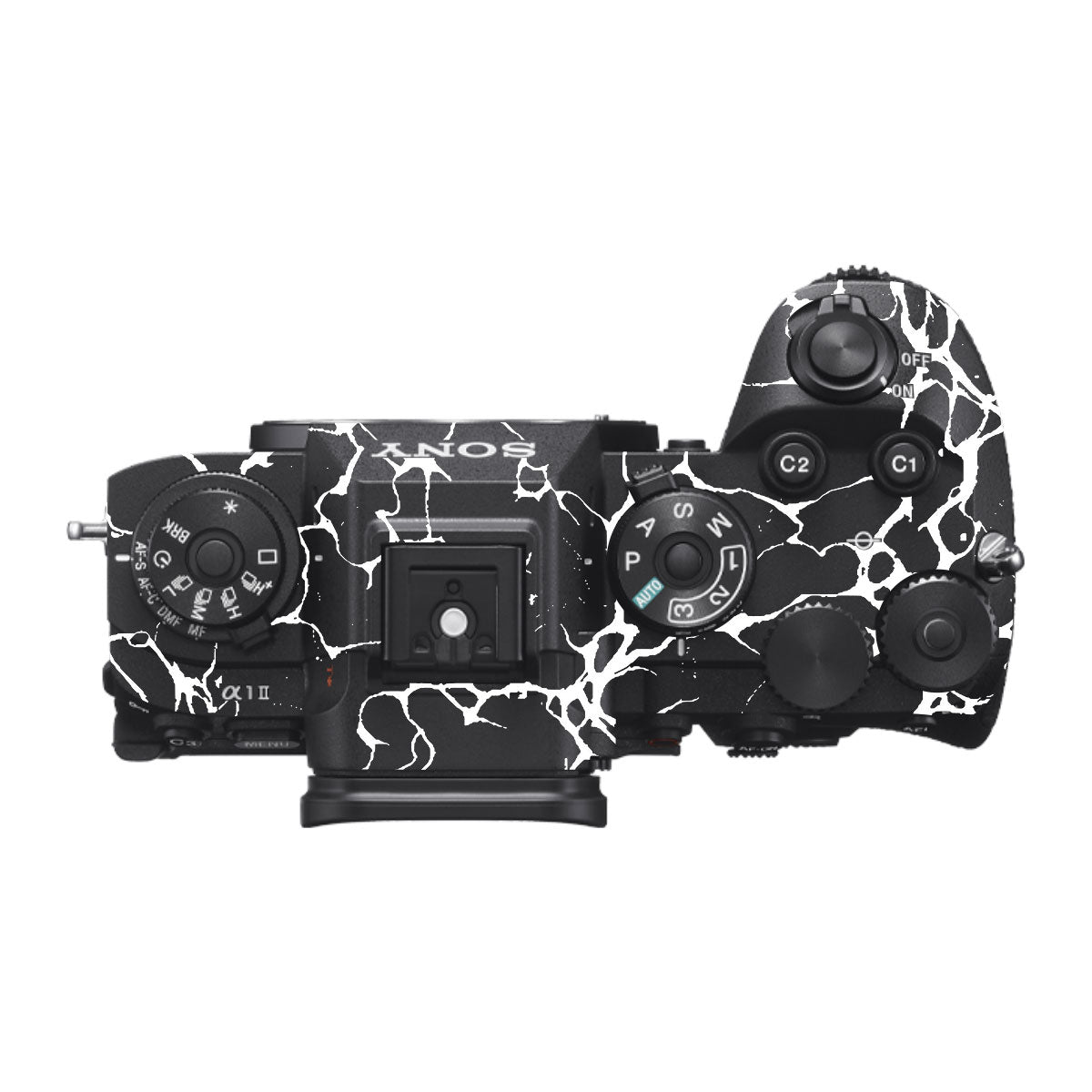 White Web Sony A1 Mark II Camera Skin