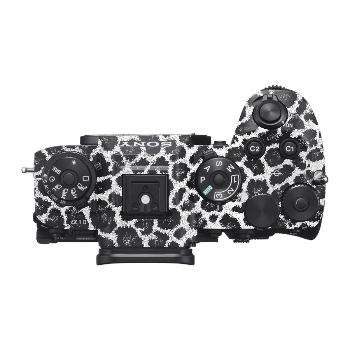 Snow Leopard Spots Sony A1 Mark II Camera Skin